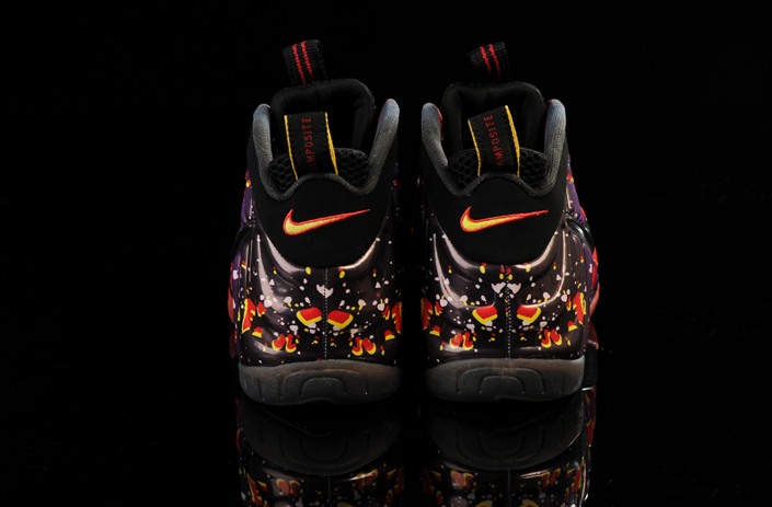 Nike Air Foamposite One Chaussures Hommes bon marche en vente incendie (3)